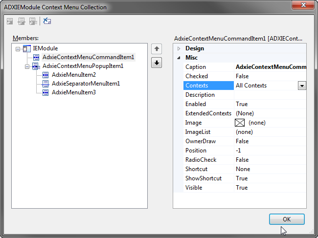 Creating a custom IE context menu item