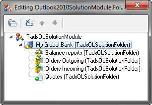 Outlook 2010 Solution Module editor