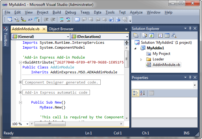 vb word using net document