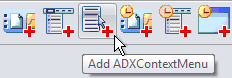 Put a Context Menu component onto the add-in module