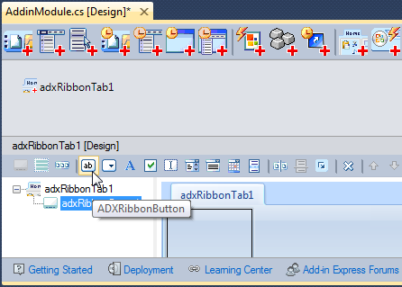 Creating a Ribbon button on a Ribbon group