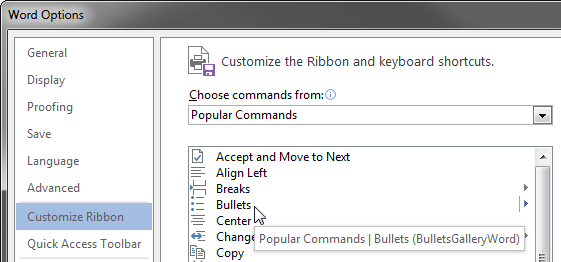 ms access runtime ribbons