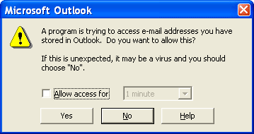 outlook express 6 is not reading windows address book