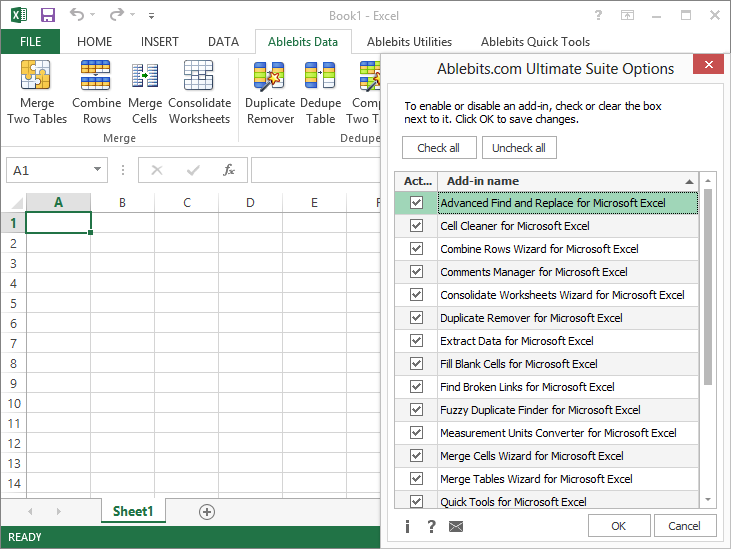hot to use quick analysis tool in excel 2013
